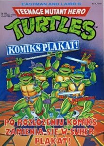Teenage Mutant Hero Turtles Komiks-Plakat #02