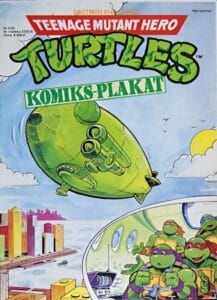 Teenage Mutant Hero Turtles Komiks-Plakat #05