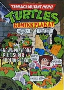 Teenage Mutant Hero Turtles Komiks-Plakat #07