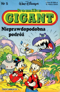 Komiks Gigant #05 (3/1993): Nieprawdopodobna podróż