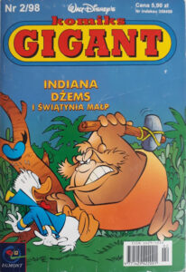Komiks Gigant #18 (2/1998): Indiana Dżems i świątynia małp