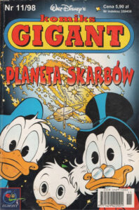 Komiks Gigant #27 (11/1998): Planeta skarbów