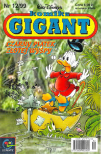 Komiks Gigant #40 (12/1999): Czarny piątek złotej wyspy