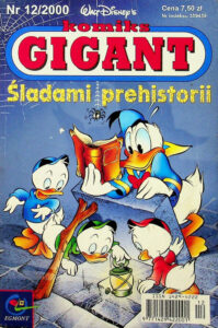 Komiks Gigant #52 (12/2000): Śladami prehistorii