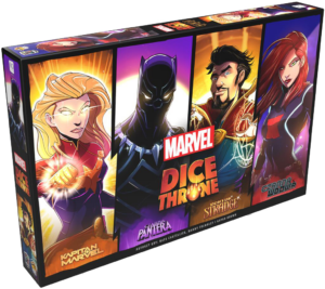 Dice Throne Marvel: Box 2 (Czarna Pantera, Kapitan Marvel, Doktor Strange, Czarna Wdowa)