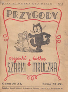 Biblioteka dla dzieci #05: Przygody myszki Szarki i kotka Mruczka