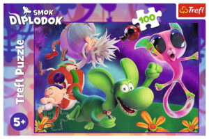Smok Diplodok i przyjaciele. Puzzle 100