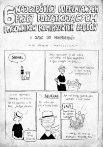 6 błędów najczęściej popełnianych przez początkujących rysowników komiksowych i jak je naprawić