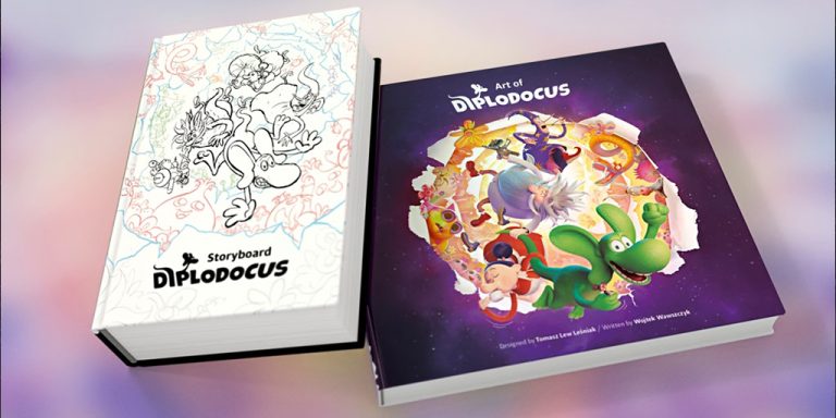Artbook smok diplodok news
