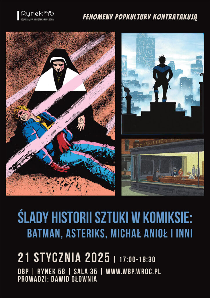 Slady historii sztuki w komiksie dawid głownia