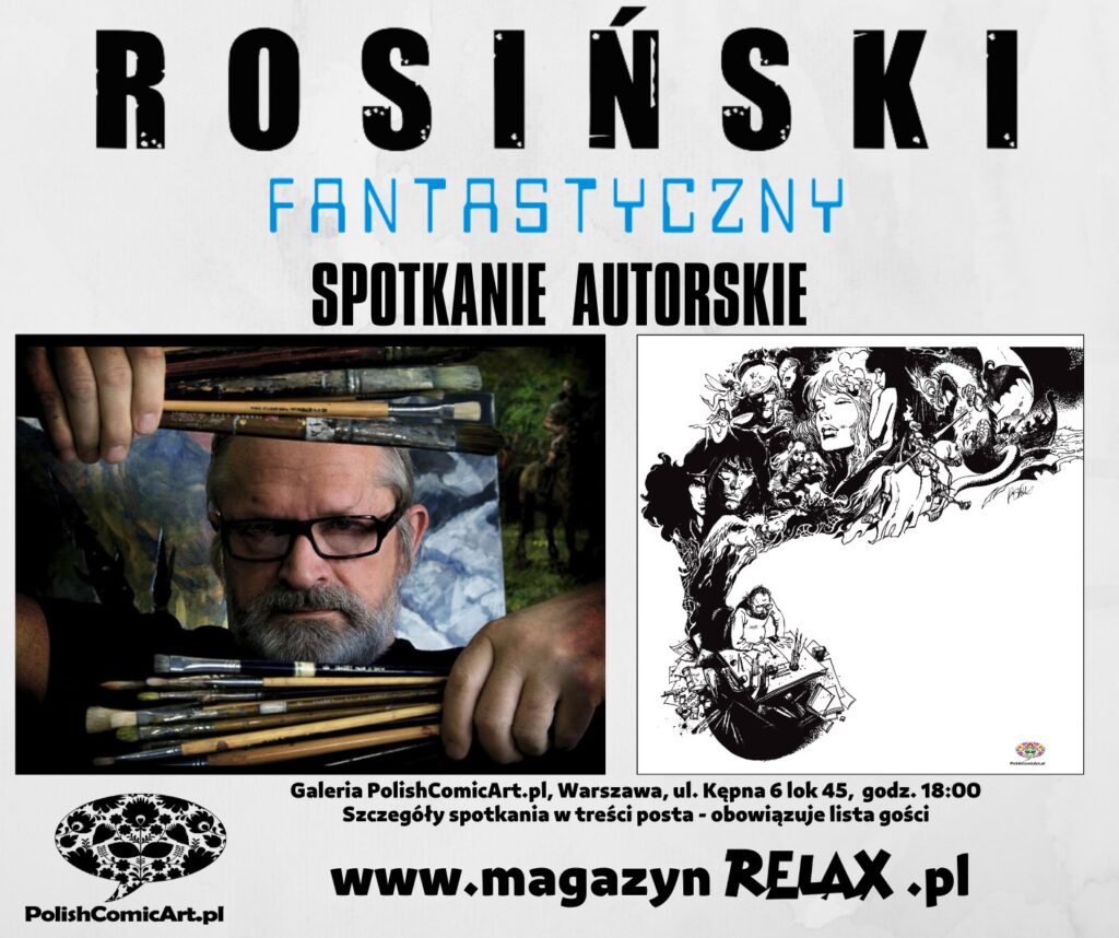 Grzegorz Rosinski polishcomicsart spotkanie