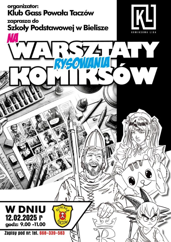 Warsztaty rysowania komiksów SP Bielisze