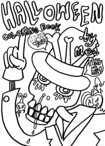 Halloween coloring book