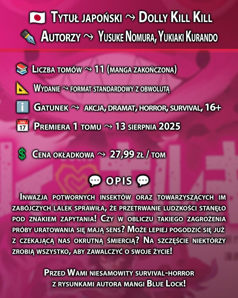 „Dolly Kill Kill” – survival horror rysownika „Blue Lock” 6 „Dolly Kill Kill” – survival horror rysownika „Blue Lock” 5