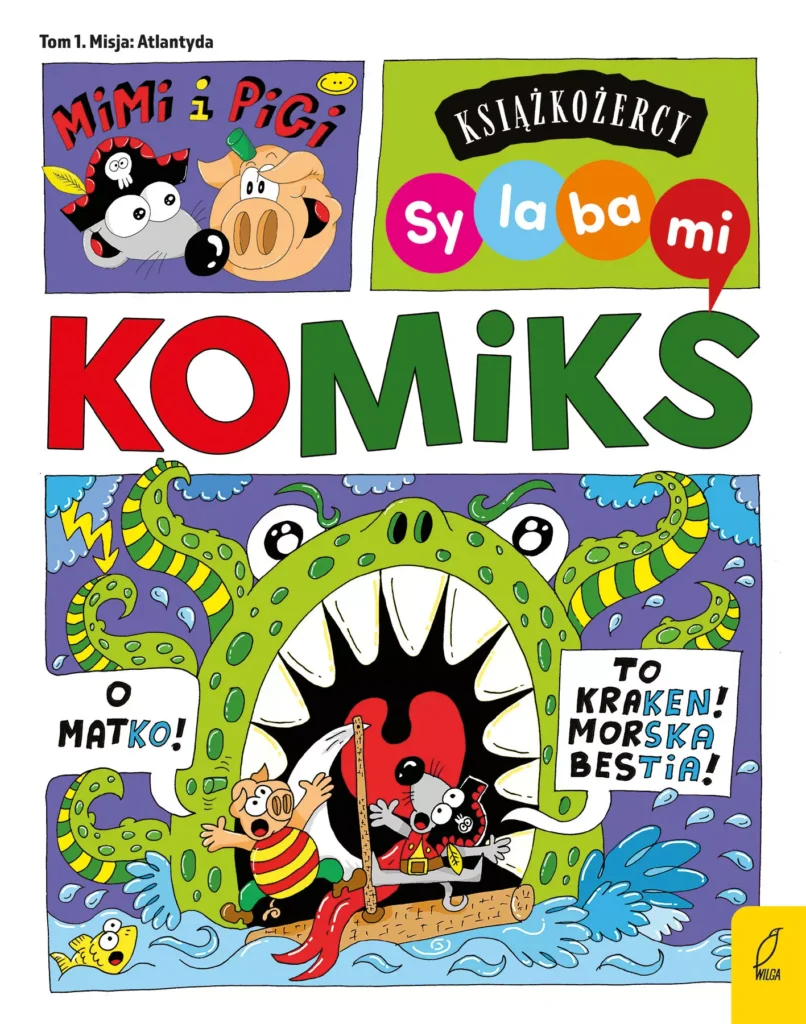 Książkożercy Sylabami Komiks Mimi i Pigi Misja Atlantyda