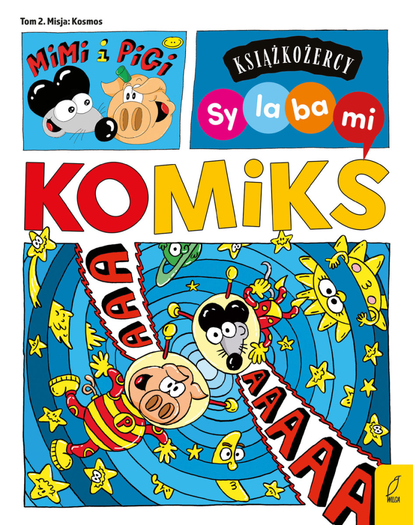 Książkożercy. Sylabami. Komiks. Mimi i Pigi 02
