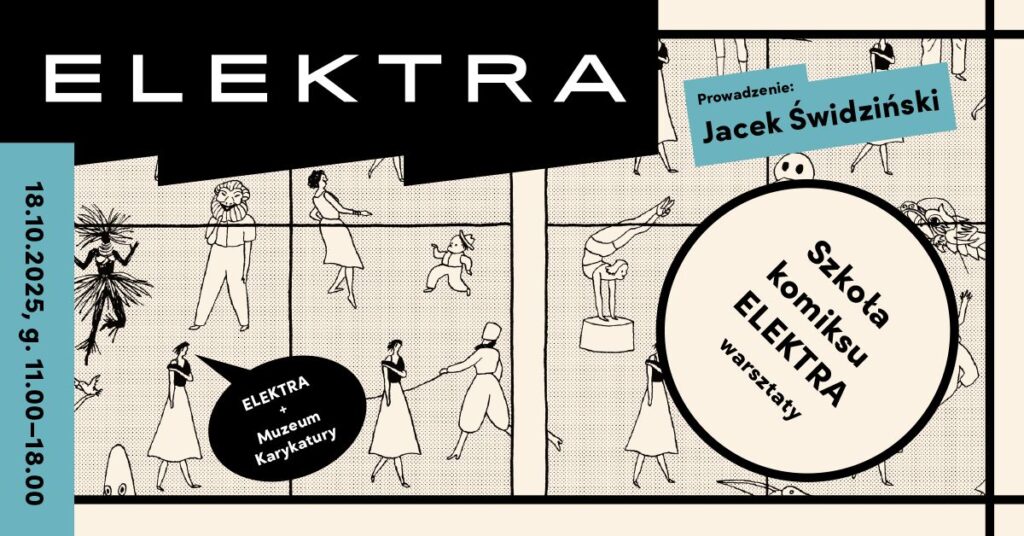 Szkoął komiksu elektra Świdziński