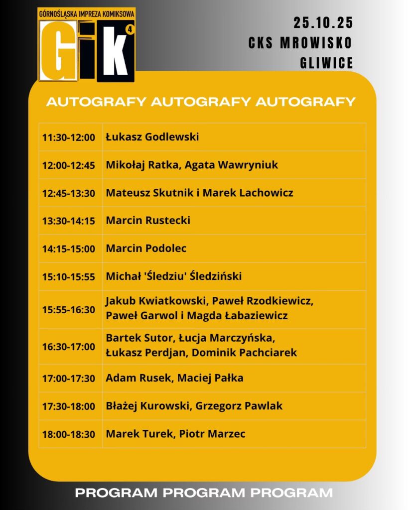 GIK2025 autografy