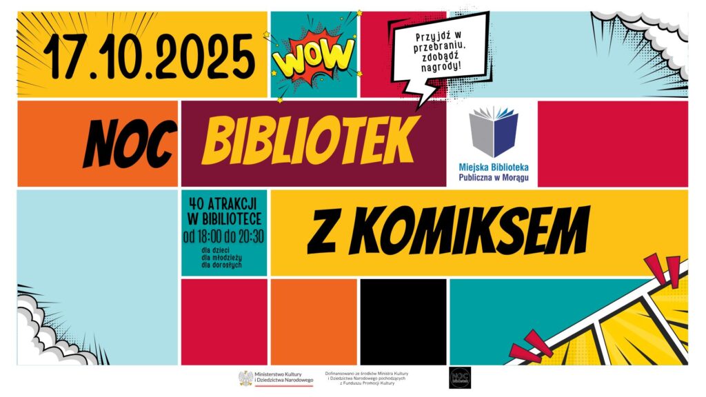 Noc Bibliotek z komiksem