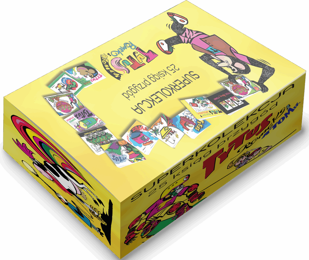 Tytus Romek i ATomek kolekcja 25 ksiąg Boks żółty