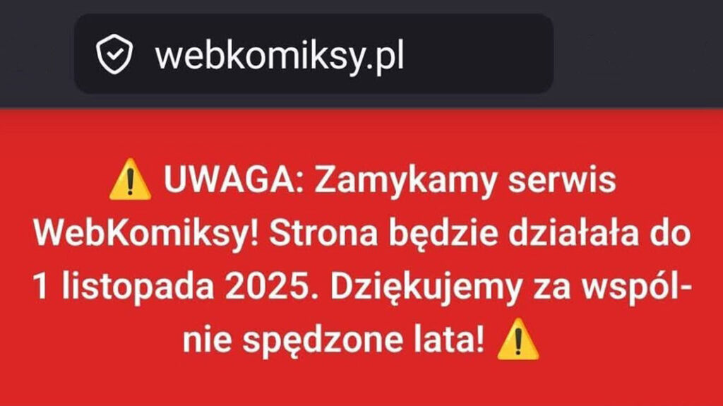 webkomiksy out news