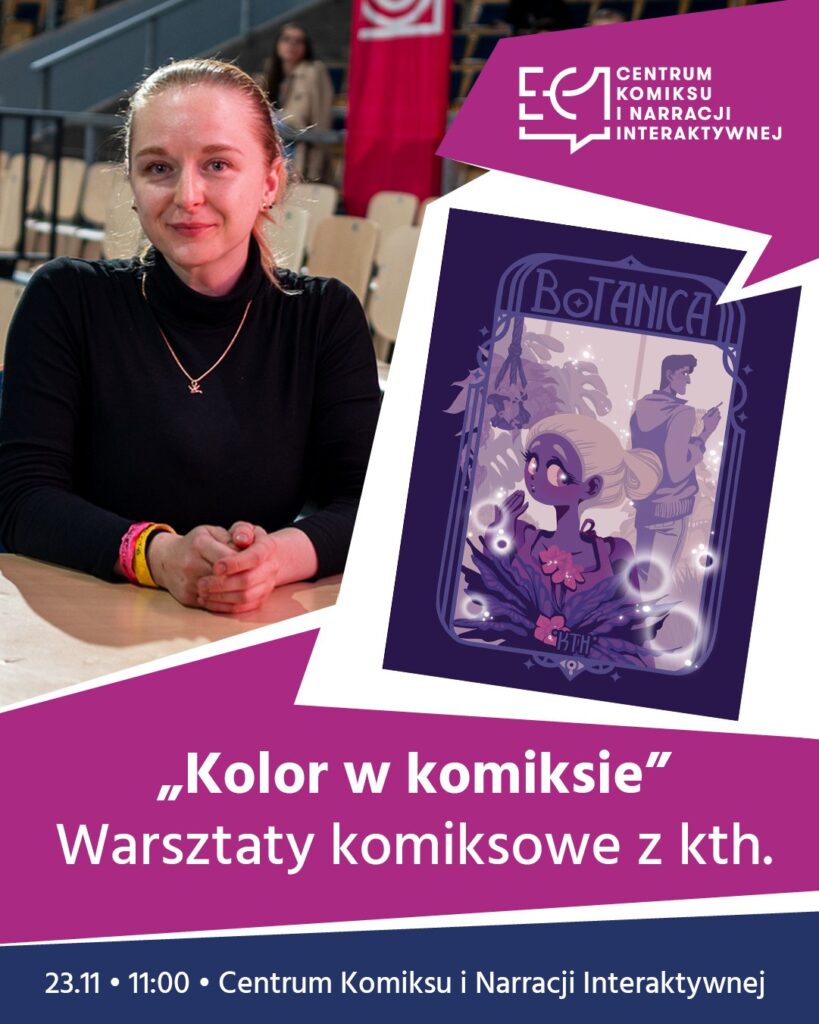 Kolor w komiksie warsztaty z kth
