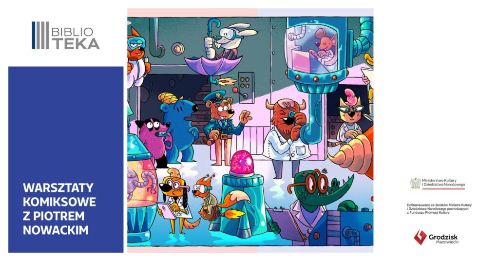 Warsztaty dla dzieci z Piotrem Nowackim