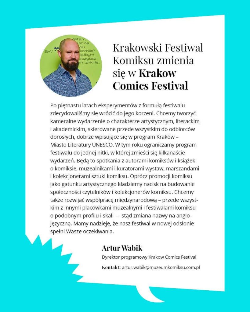 Cracow Comics Festiwal 1