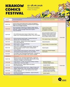 Program Kraków Comics Festiwal 2026 v2