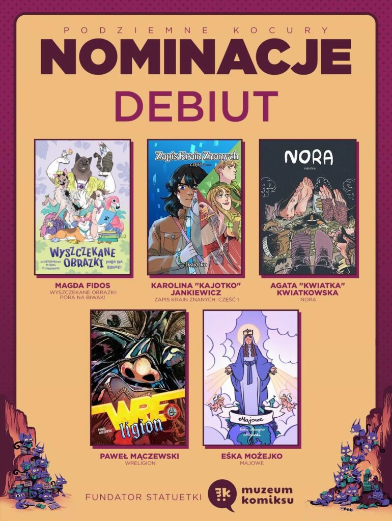 Ogłoszono nominacje do Nagród Podziemne Kocury 2025 3
