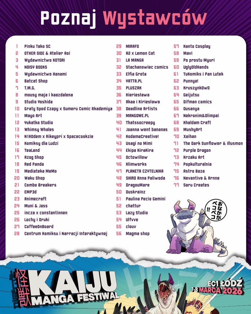 Kaiji 2 wystawcy lista