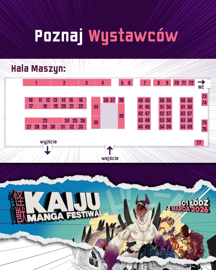 Kaiju 2 wystawcy plan