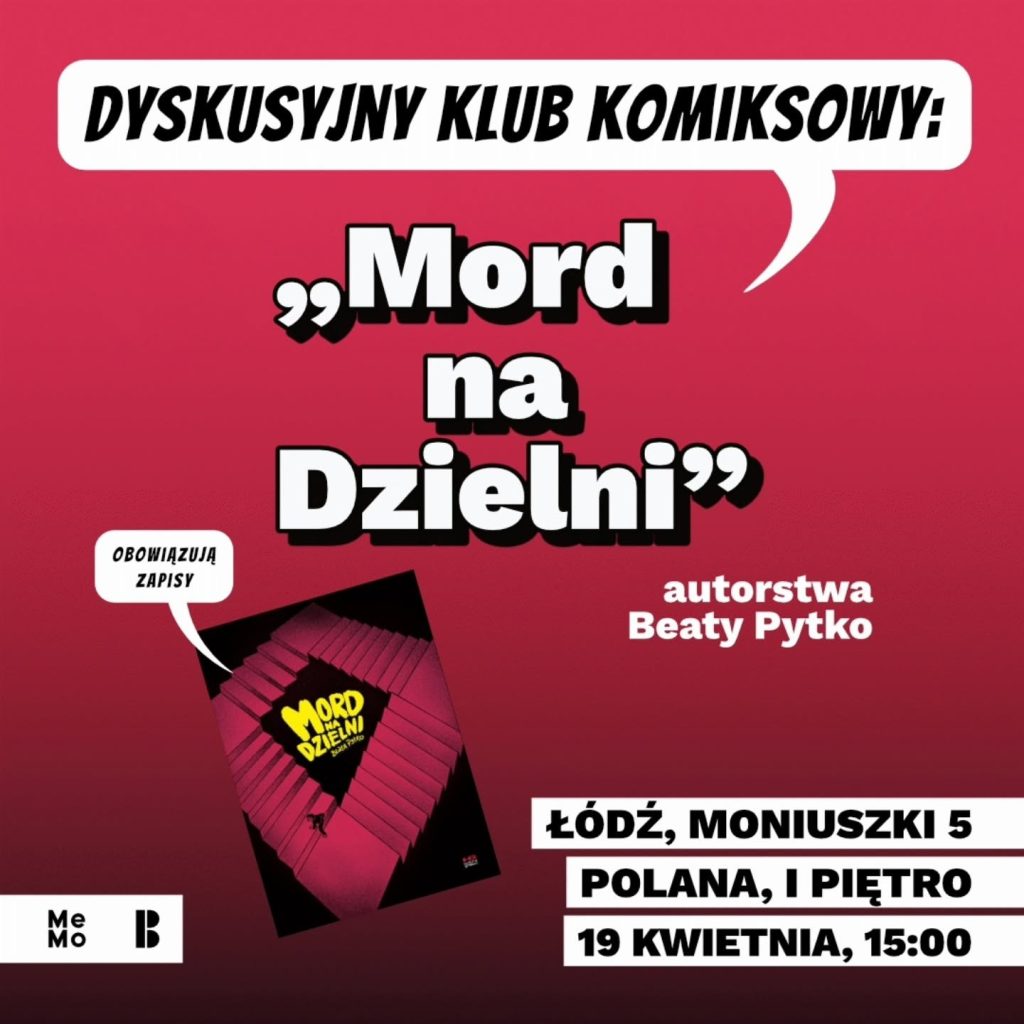 Spotkanie dyskusyjnego klubu komiksowego w MeMo 2