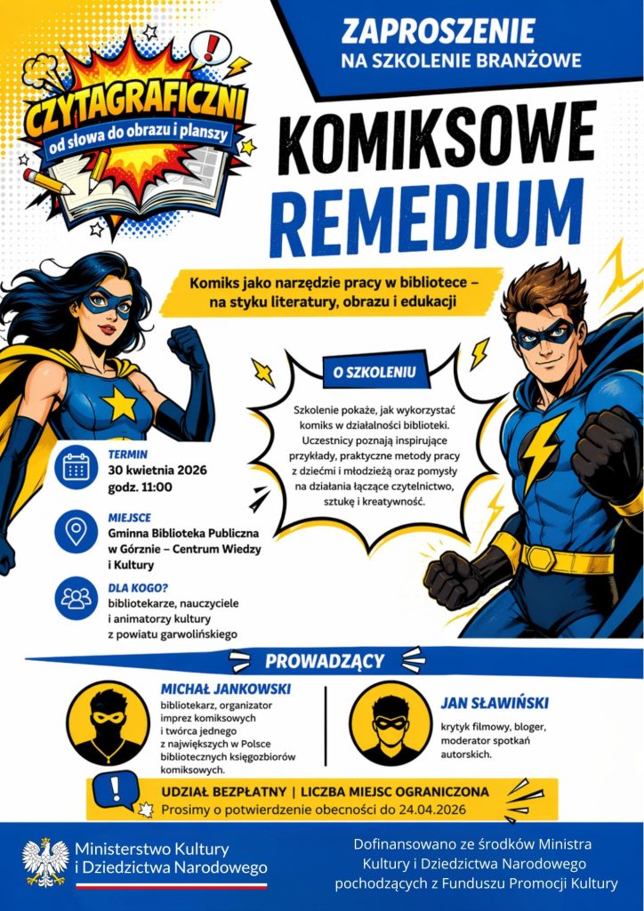 Szkolenie branzowe komiksowe remedium