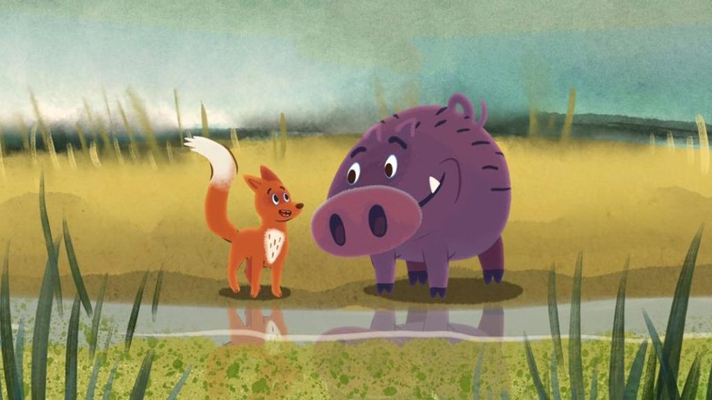 malutki lisek i wielki dzik news