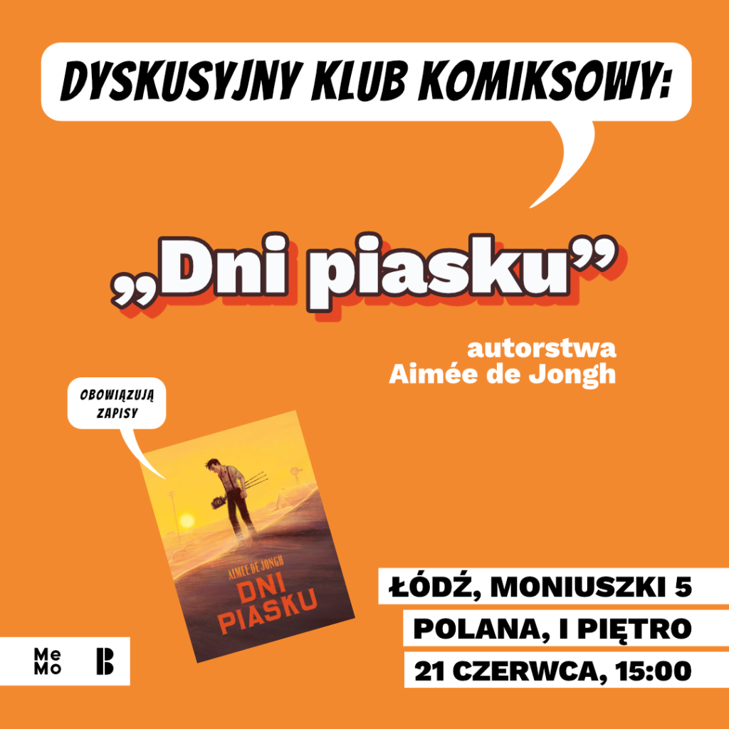 Spotkanie dyskusyjnego klubu komiksowego w MeMo – Czerwiec 2026