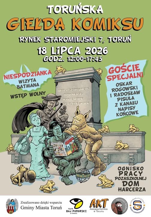 Giełda Komiksów Toruń plakat
