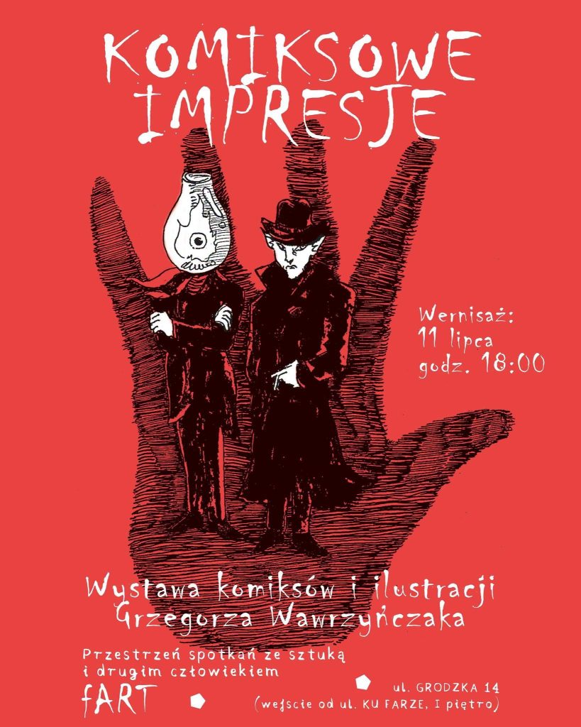 KOMIKSOWE IMPRESJE – wystawa – Grzegorz Wawrzyńczak