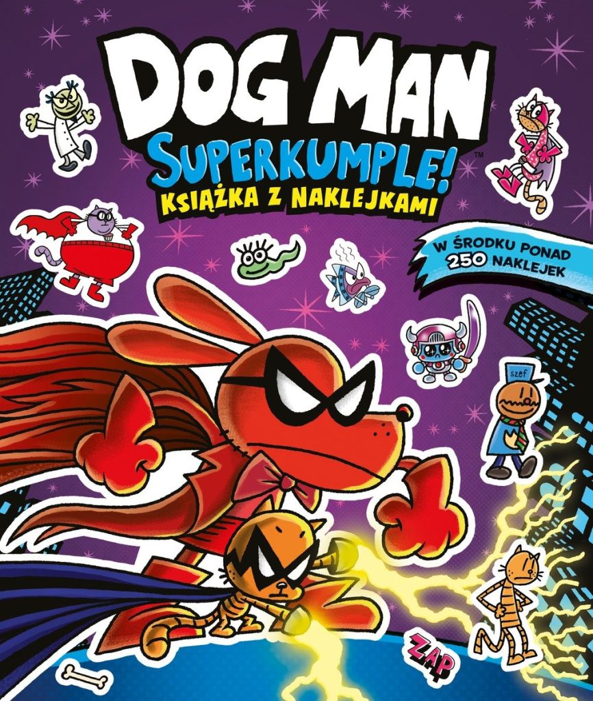 Dogman. Superkumple! Książka z naklejkami