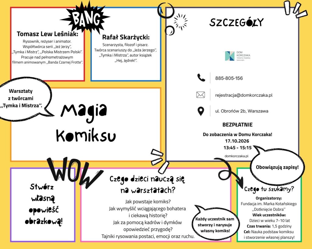 Magia komiksu warsztaty
