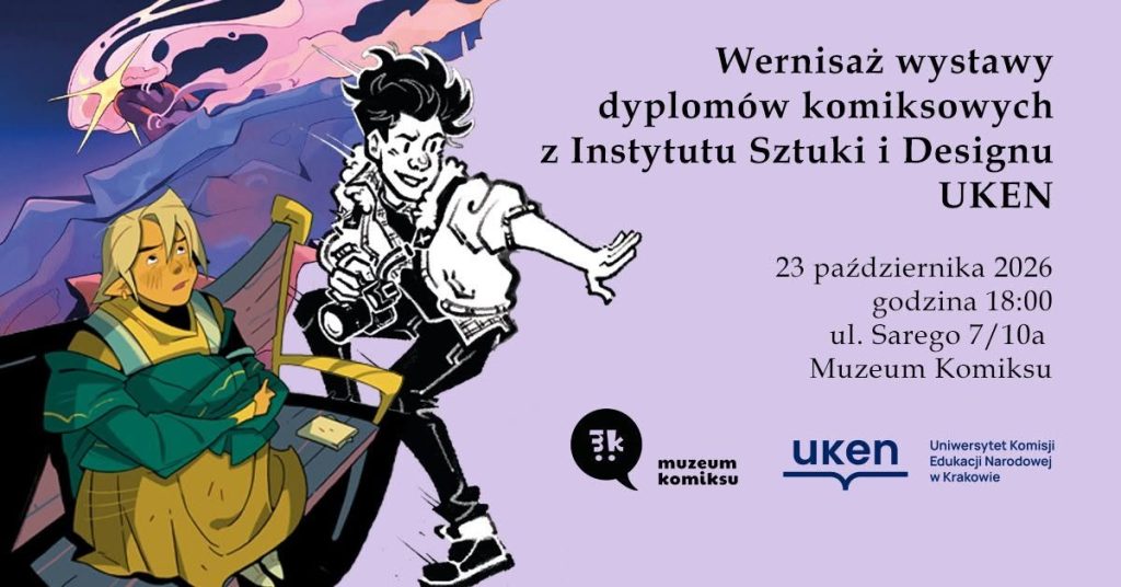 Wystawa dyplomów Muzeum Komiksu