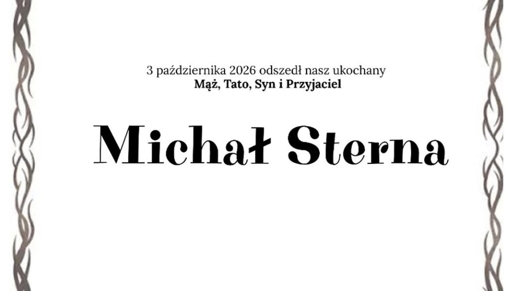michał sterna rip